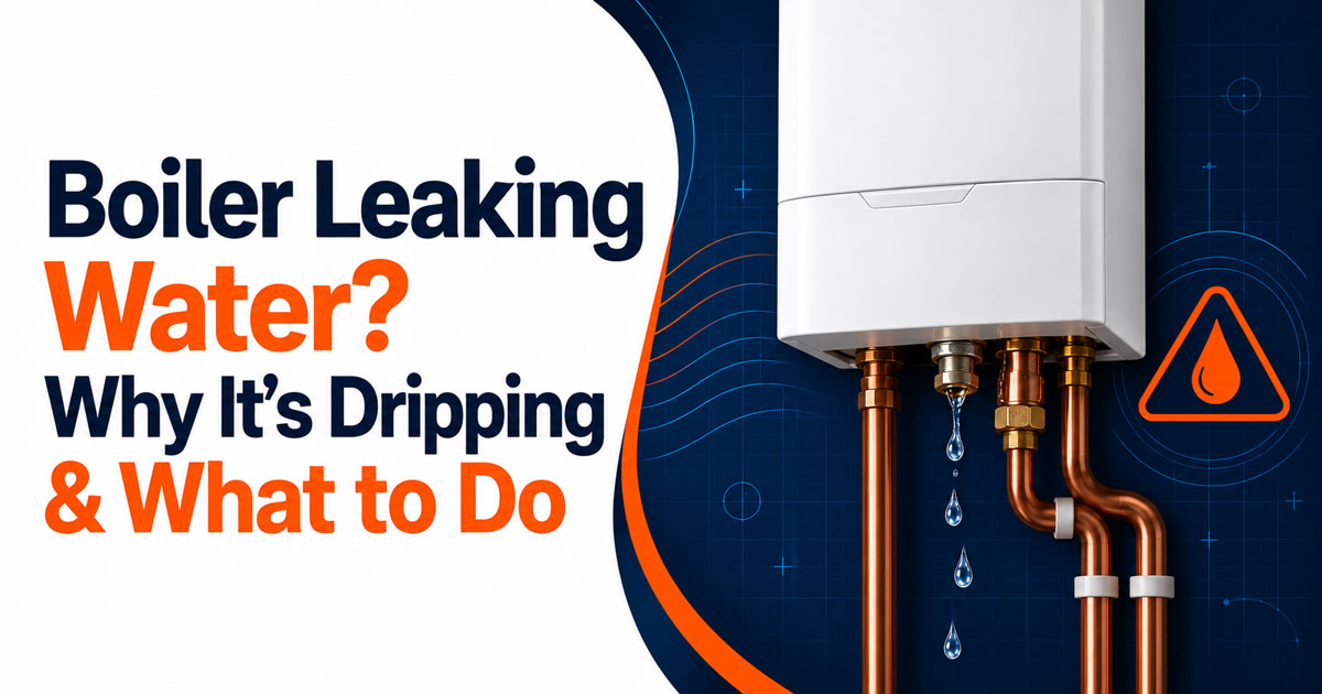 Our Blog Boiler Leaking Water? Why Your Boiler Is Dripping & What to Do