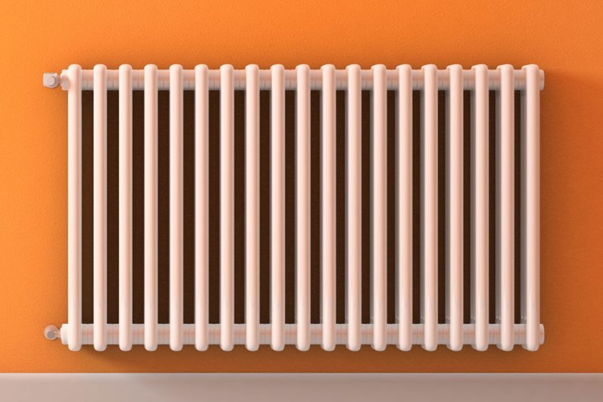 Radiator Cold at Bottom, Warm/Hot at Top