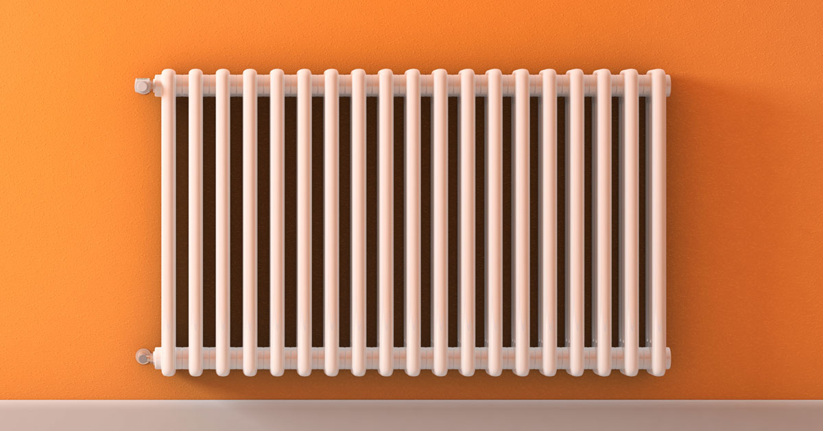 Radiator Cold at Bottom, Warm/Hot at Top