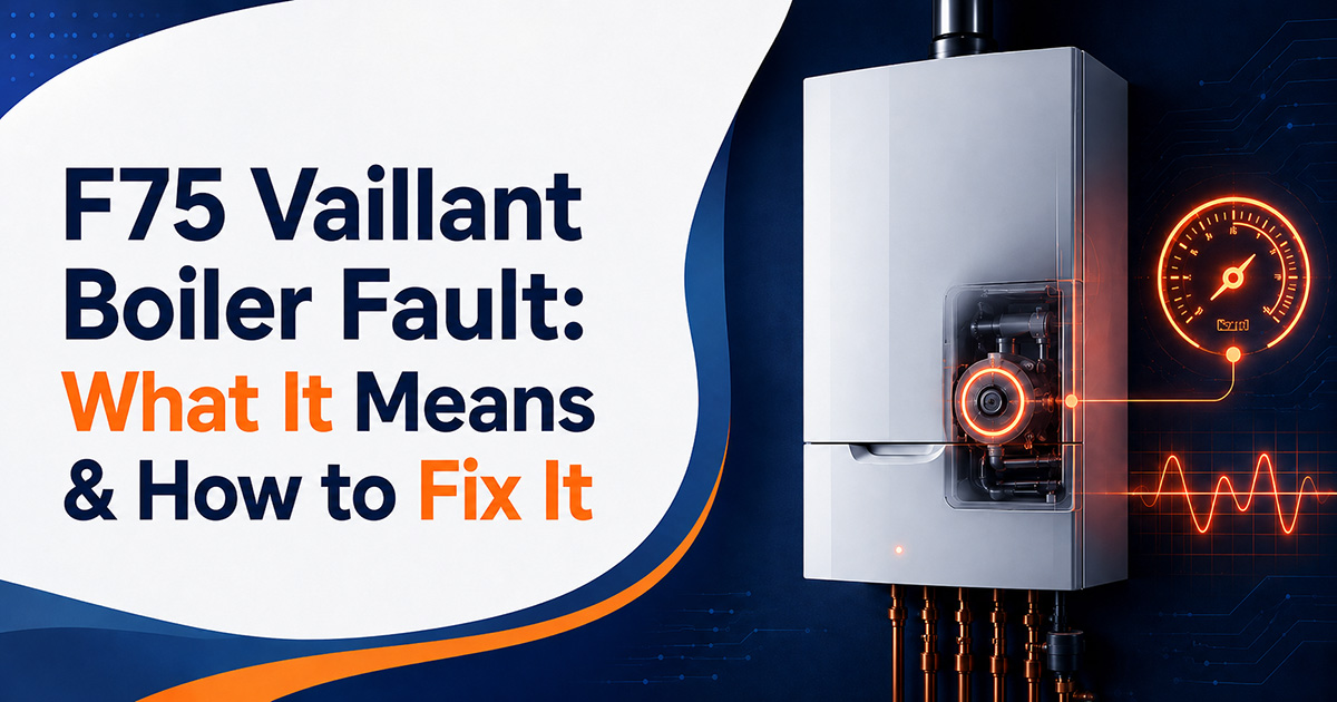 Our Blog F75 Vaillant Boiler Fault: What It Means & How to Fix It