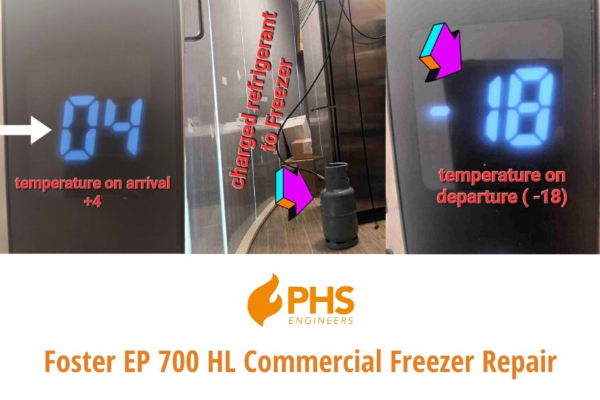 Foster EP 700 HL Commercial Freezer Repair, Wigmore Street - London