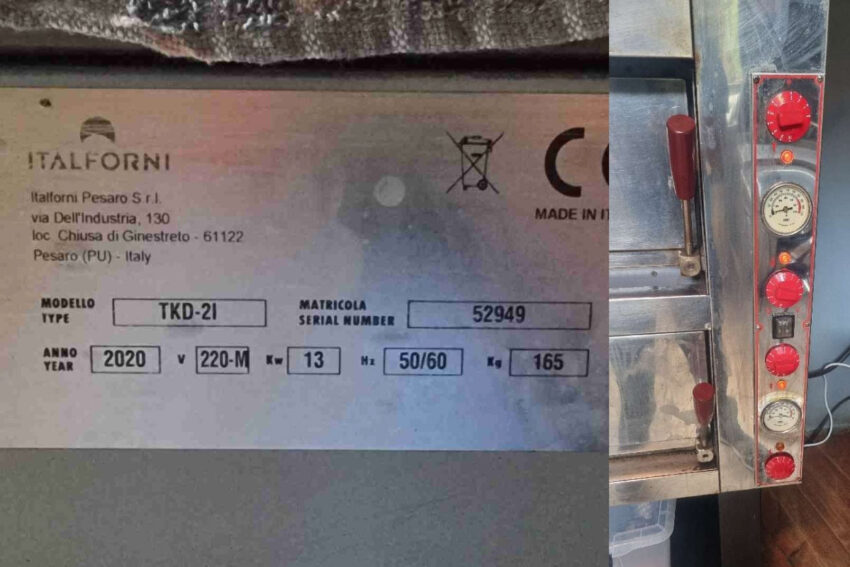 Italforni TKD2I Double Deck Pizza Oven Repair