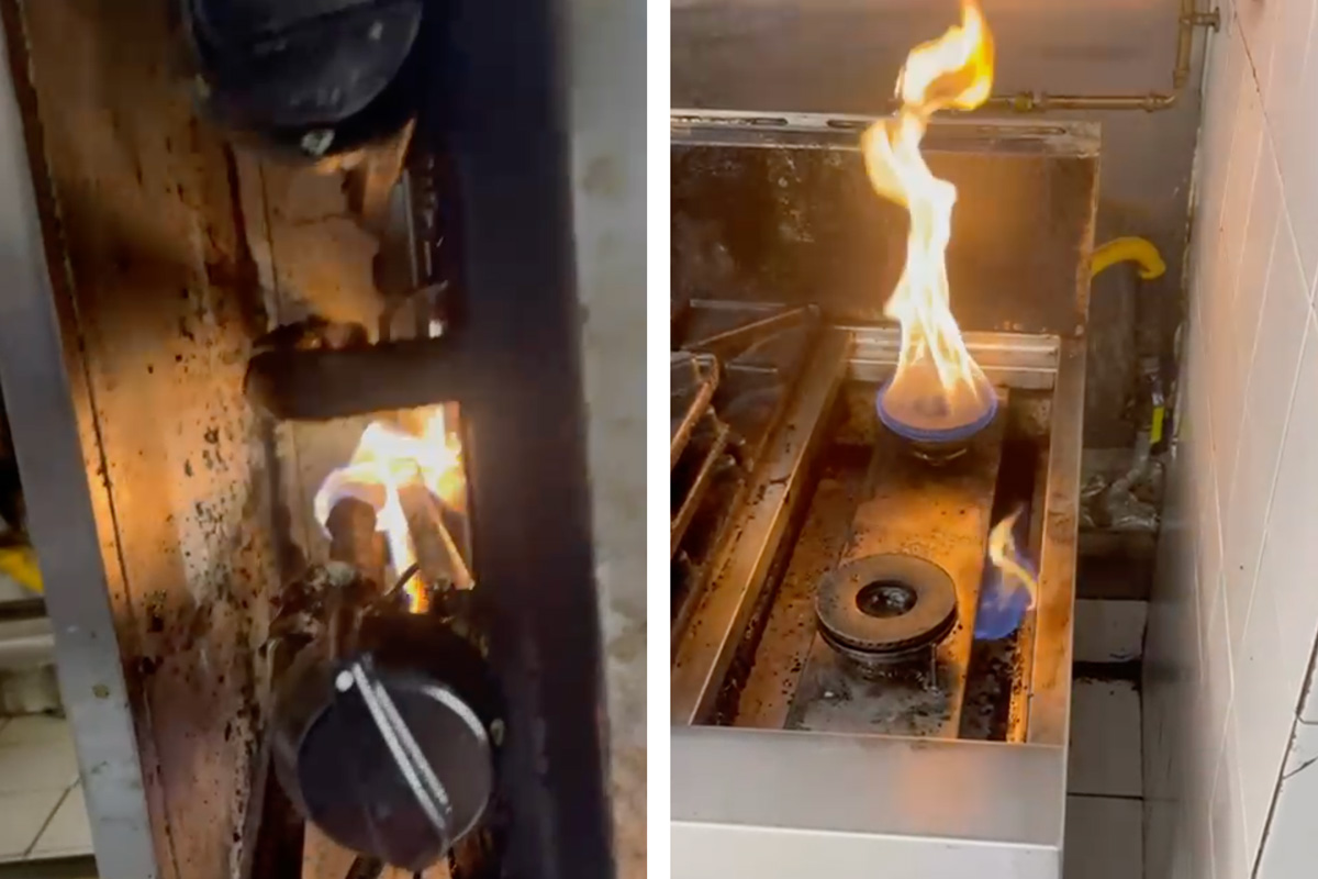 6 Burner Hob Gas Leak Repair - Wandsworth Restaurant