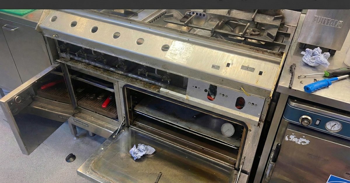 Commercial Gas Hob Flame Impingement Repair in Kensington Commercial Gas Hob Flame Impingement Repair in Kensington