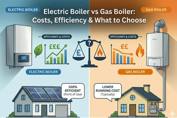 Electric Boiler vs Gas Boiler: Costs, Efficiency & What to Choose