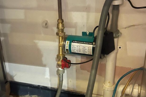 Winterhalter Dishwasher Repair in Kensington - Low Water Pressure Fixed with Booster Pump