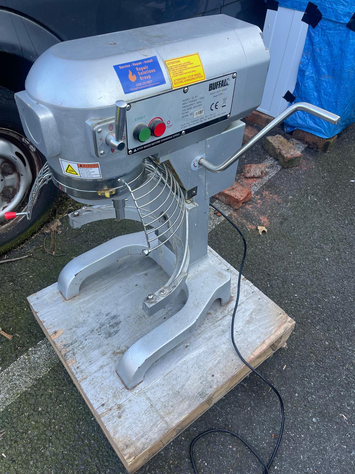 Buffalo Commercial Food Mixer Repair in Dulwich, London Buffalo Commercial Food Mixer Repair in Dulwich, London