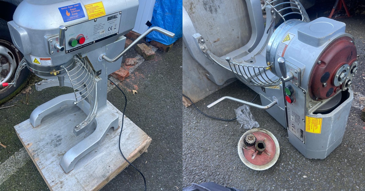 Buffalo Commercial Food Mixer Repair in Dulwich, London