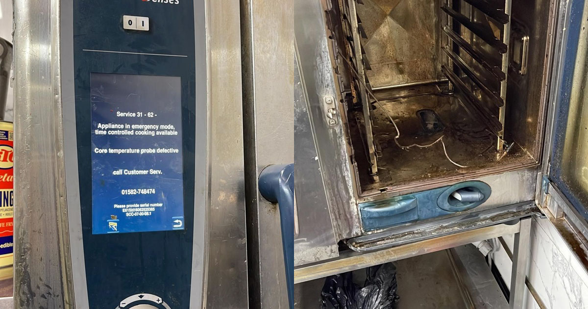 Rational Combi Oven Repair Inspection in Loughton
