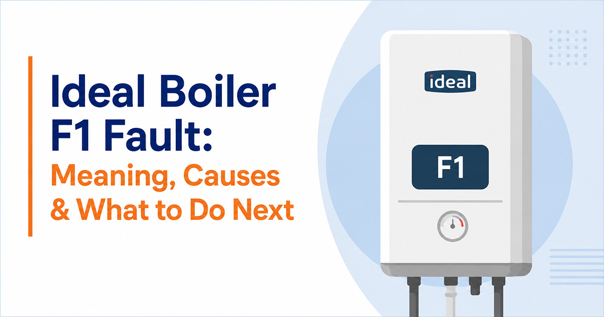 Ideal Boiler F1 Fault: Meaning, Causes & What to Do Next