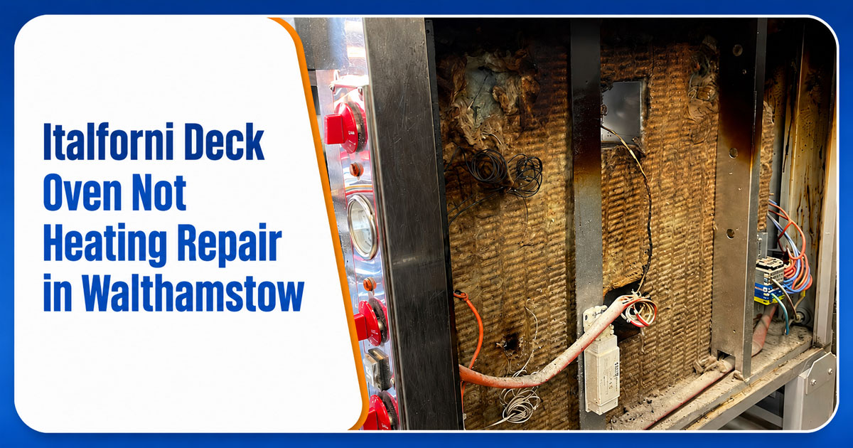 Italforni Deck Oven Not Heating Repair in Walthamstow