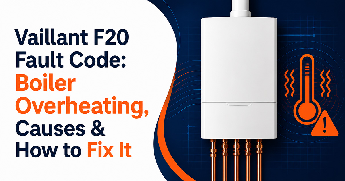 Our Blog Vaillant F20 Fault Code: Boiler Overheating, Causes & How to Fix It