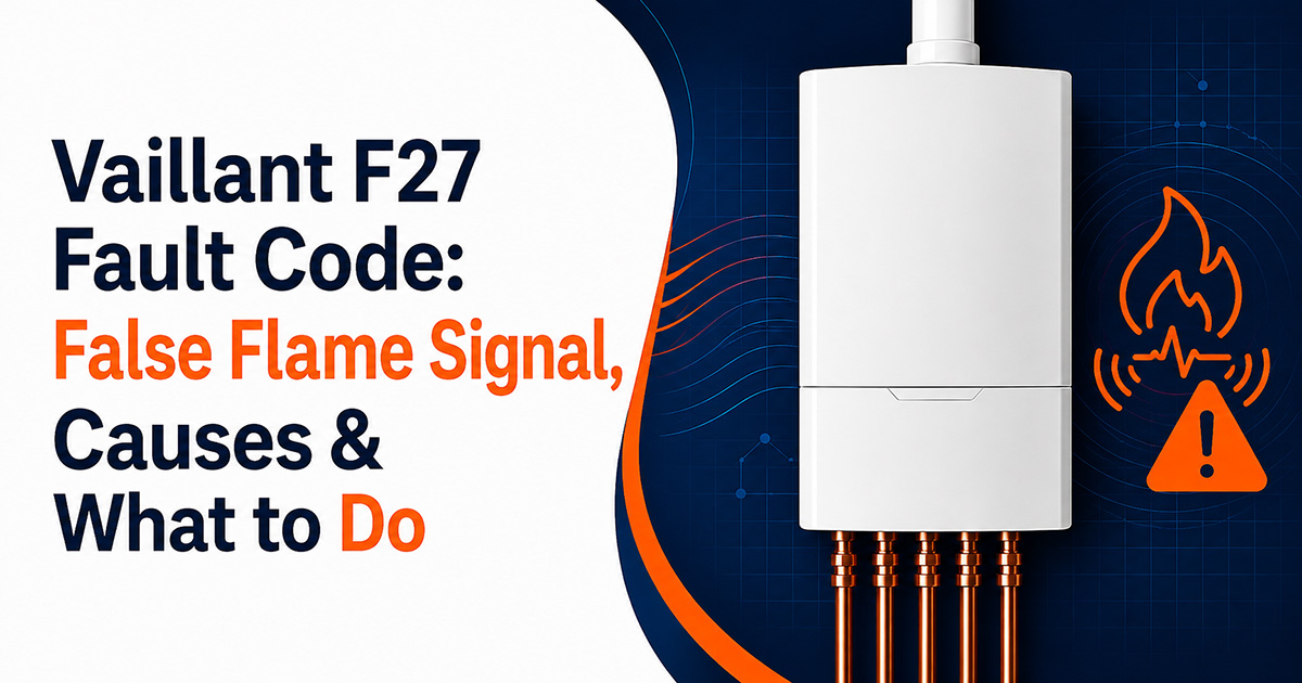 Our Blog Vaillant F27 Fault Code: False Flame Signal, Causes & What to Do