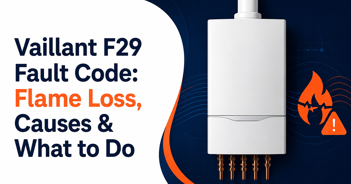 Our Blog Vaillant F29 Fault Code: Flame Loss, Causes & What to Do