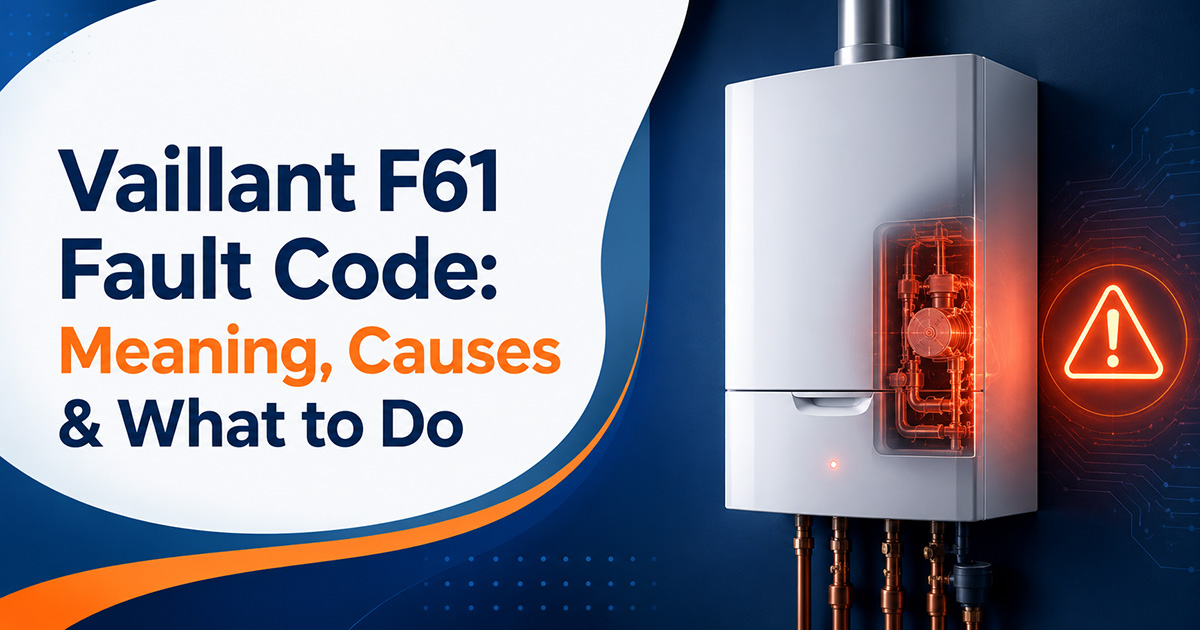 Our Blog Vaillant F61 Fault Code: Meaning, Causes & What to Do