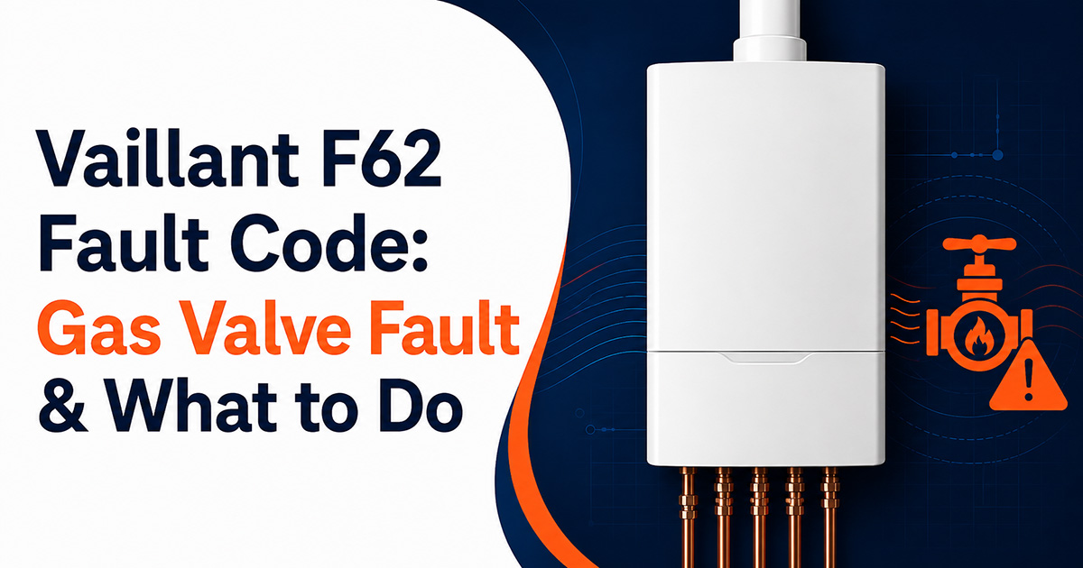 Our Blog Vaillant F62 Fault Code: Gas Valve Fault & What to Do
